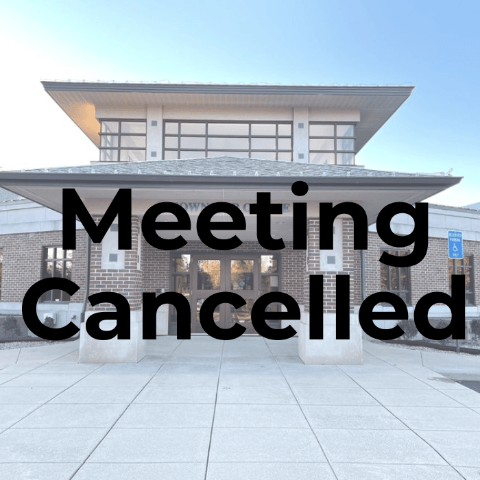 Meeting Cancellation
